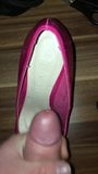 Cumming in Pink High Heel Pumps snapshot 5