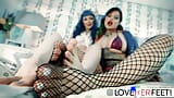 Jewelz blu और xwife Karen के साथ लंड हिलाने के निर्देश snapshot 13