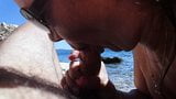 blowjob on public  beach Croatia snapshot 14