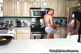 BIG ASS LATINA Milf Sniffs Out Morning Wood! snapshot 2