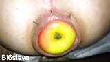 She nailed an huge apple stuck in BI6slave's ass snapshot 3