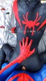 Spiderman shoots semen on the battle suit snapshot 1