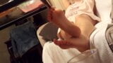 Gf shows sexy soles for feet lovers dangling snapshot 10