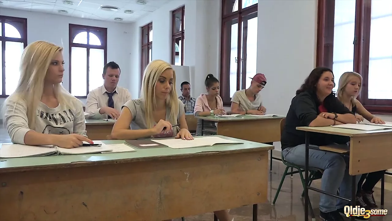Free watch & Download College students fuck their professor in classroom hardcore