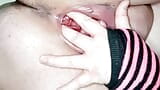 Close up fingering of my pumped pussy snapshot 4