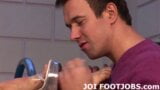 Let me rub my feet all over your hard cock - JOI snapshot 3