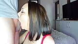 Sexy teef in rode lingerie wordt goed anaal geneukt snapshot 2