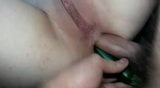 Italian amateur double analed with cucumber and cock snapshot 10
