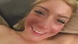 Privé koppel neukt met wellustige blondine snapshot 9