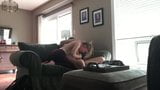 Fit Blonde Gets It on the Couch snapshot 5