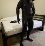 Gas mask rubbergimp wank and cum snapshot 3