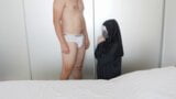 Nun was given a big dick. She did a blowjob and a footjob snapshot 1