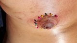 BDSM EXTREME NIPPLE PIERCING SISSYBOY TOYS SUNNY SUNSHINE snapshot 8