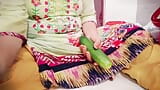 Bengali Housewife Hardcore Pussy Fingering with Cucumber. snapshot 4