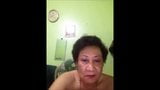 FilipinoGranny 65 model micro-mini no panties cam(part 1) snapshot 9