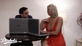 Big Tittied Blonde Milf Rides Her Student After Class snapshot 4