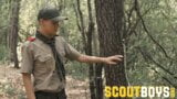 Scout Master Barebacks Twinks In Woods snapshot 2