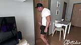 Total destruction of her asshole by a TV repairman. He fixed the TV but broke her ass. snapshot 4