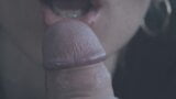 Blowjob close-up sensual dari pacar amatir snapshot 9