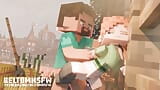 Minecraft Sex Mod Steve se fute cu Alex - Animație (Beltomnsfw) snapshot 16