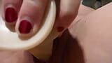 Close up masturbating with dildo super wet pussy snapshot 11