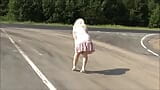 Striptease on road snapshot 2