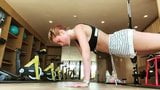 Bella Thorne working out in gym, July 2020 snapshot 6