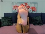 Webcam, semelles de pieds, compilation 2 snapshot 2