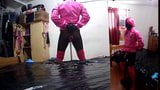 Sissy Maid self bondage impaled snapshot 15