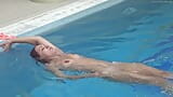 Villa swimming pool naked experience with Sazan snapshot 15