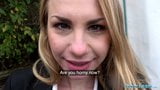 Public Agent Cute Blonde Russian babe fucked through tights snapshot 12