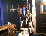Two hot ladies from Germany punishing their slave in the dungeon snapshot 3