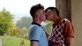 Nextdoortwink - ragazzi adolescenti in forma che scopano sotto la pioggia snapshot 3