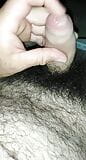 Hairy dick, how nice it is to wake up with a super hard dick, touch yourself until you masturbate and get all the semen snapshot 3