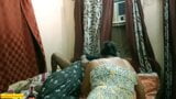 Hot milf bhabhi and her stepsister has hardcore sex with village boy, real Hindi group sex snapshot 3