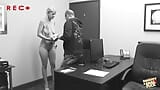 Milf Anita Blue has a deepthroat interview with Chris in his office and studio snapshot 3