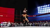 3D WWE Becky Lynch women wrestling snapshot 6