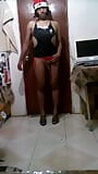 Joselynne travestito dark xmas time felice in mini abito snapshot 20