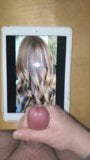 Cum en el hermoso cabello de Heather snapshot 2