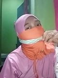 Self gagging Indonesian with mask snapshot 7