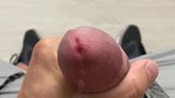 Close up of cock masturbating and cum snapshot 8