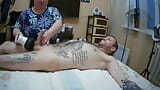 back massage ended with penis massage and masturbation snapshot 12