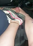 Nice Footjob in the Car Footfetish snapshot 9