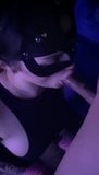 Girl in mask sucking dick snapshot 3