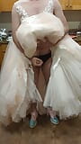 Showing off and cumming in popular prom queen's ball gown snapshot 5