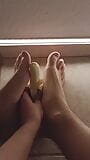 Feet and Banana Good Play Cock snapshot 3