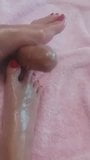 Footjob, Fußfetisch, Dildo, Vaseline, Fußanbetung, snapshot 2