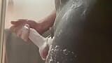 Pantyhose shower stroke. snapshot 1