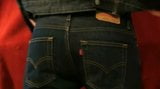 My boyfriend having fun in my mother's jeans snapshot 2