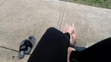 Bresha Foot Kissing & Worship in Public Park snapshot 7